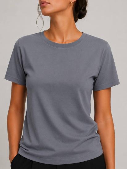 NBW TW BTS 1049 BASIC RELAX FIT T-SHIRT-Antrasit
