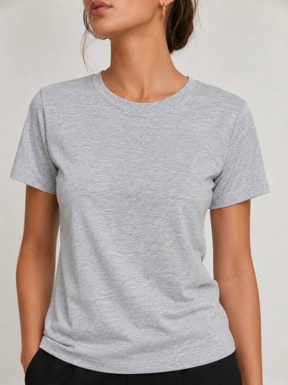 NBW TW BTS 1049 BASIC RELAX FIT T-SHIRT-Grey melange