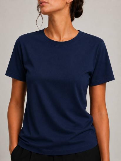NBW TW BTS 1049 BASIC RELAX FIT T-SHIRT-Navy blue