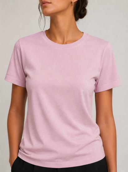 NBW TW BTS 1049 BASIC RELAX FIT T-SHIRT-Pink