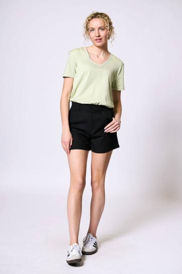 NBW TW BTS 1050 V YAKA REGULAR FIT BASIC T-SHIRT-Green