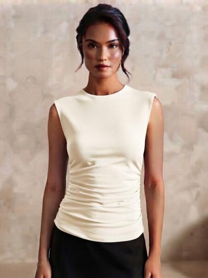 NBW TW BBL 1003 PAMUKLU KOLSUZ YANLARI BUZGULU BODY-White