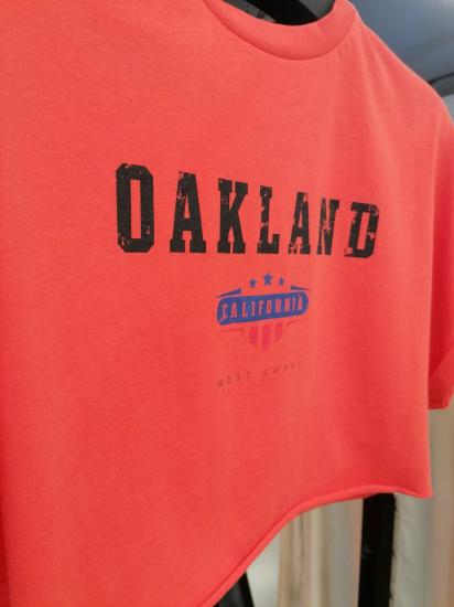 NBW TW BTS 1029 BASKILI CROP T-SHIRT-Nar çiçeği