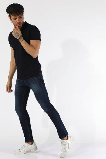 NBM TW ETS 1821 BB SLIM FIT POLO YAKA T-SHIRT