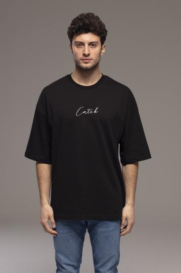 NBM CTH MDG-Y-700 OVERSIZE ARKASI BASKILI T-SHIRT